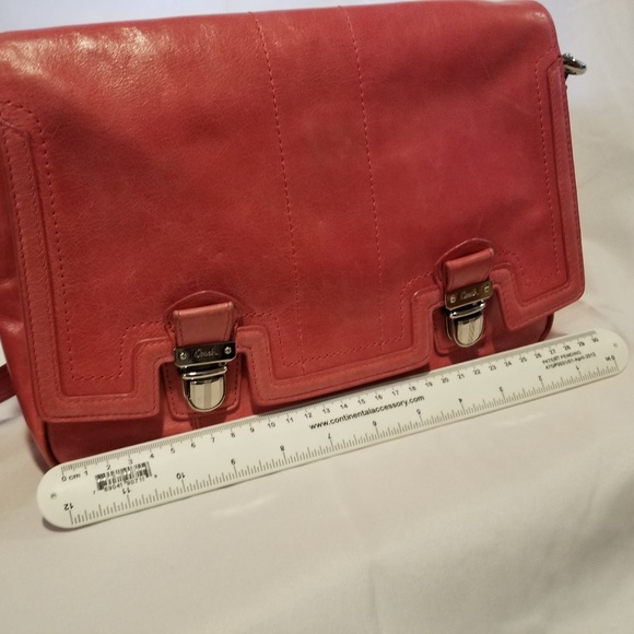 COACH POPPY Leather Push-lock Flap 17925 - Picture 4 of 8